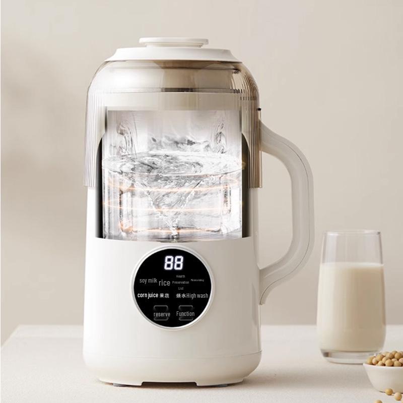 Good Wife Silent Multifunctional Soy Milk & Juice Maker - Mini Household Automatic Appliance with Filter-Free Design.