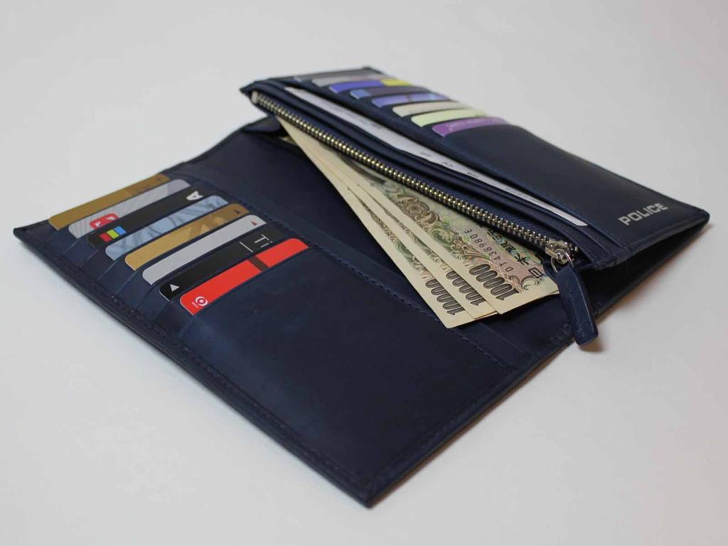 Полицейский многофункциональный кожаный длинный кошелек с солнцезащитными очками итальянского бренда (Д.Браун)