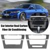 Для BMW 3 серии Декоративная наклейка из углеродного волокна для центральной консоли, кондиционера, CD-панели, накладка, аксессуары, стиль автомобиля S8N6