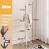 Simple Clothes and Hat Rack High Load-bearing Capacity Waterproof Floor Standing Coat Rack Living Room Organization and Storage