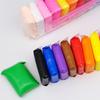 12 цветов/набор игрушек из легкой глины, сухой на воздухе полимерный пластилин, глина для лепки