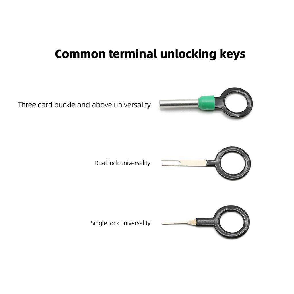 41/11 шт. Набор для разборки клемм Инструмент для разборки Набор для разборки контактов электрических разъемов Экстрактор контактов Инструмент для извлечения клемм