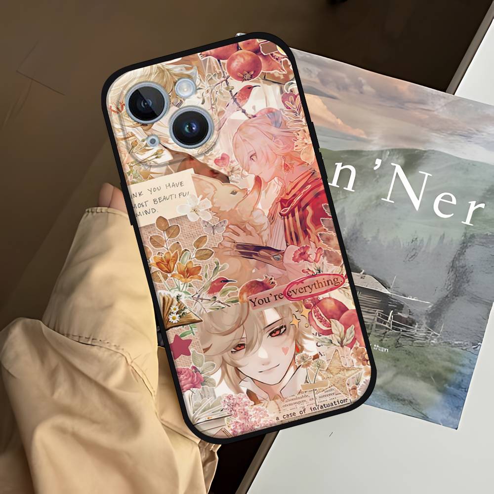 Черный Чехол для Телефона K-Kaveh, Подходящий для IPhone 17,16,15,11,13,14 Pro Max,Plus,X,Xr,Xs Max,13Mini