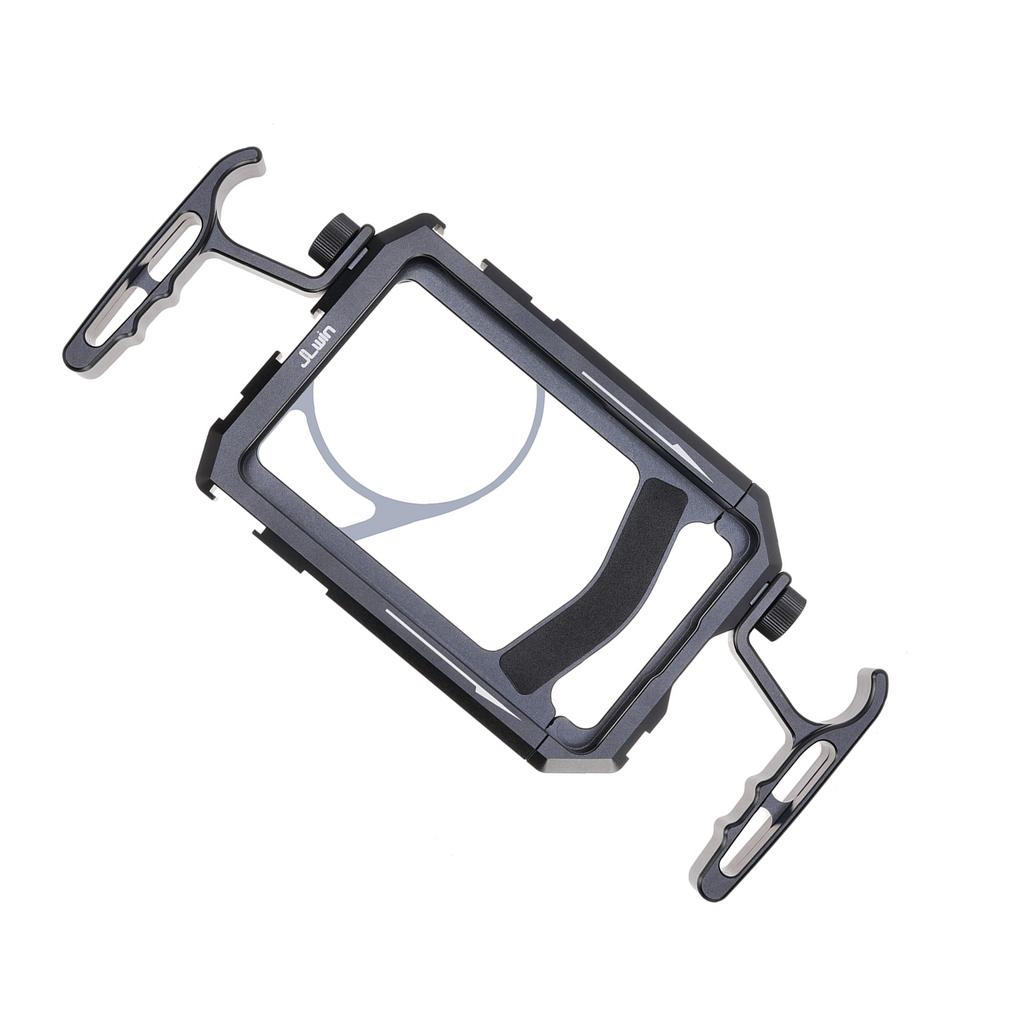 Универсальный комплект для видеосъемки смартфона с двумя ручками, металлическая клетка для телефона, портативное видео для телефона