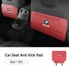 SQLI6 Car Seat Back Anti Kick Pad Leather Protective For BMW i7 X7 G07 LCI iX I20 X1 U11 3 5 7 Series G70 G09 XM Interior Accessories