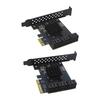 Контроллер SATA3.0 PCIE 1X/4X, 6 портов, 6 Гбит/с, карта расширения PCIE SATA3.0, контроллер PCIE на SATA3.0, PCIE GEN3, чип RTL9100VB