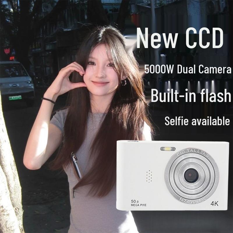 Student Digital Camera D02: Campus HD Camcorder, Entry-Level Portable Travel Card Camera