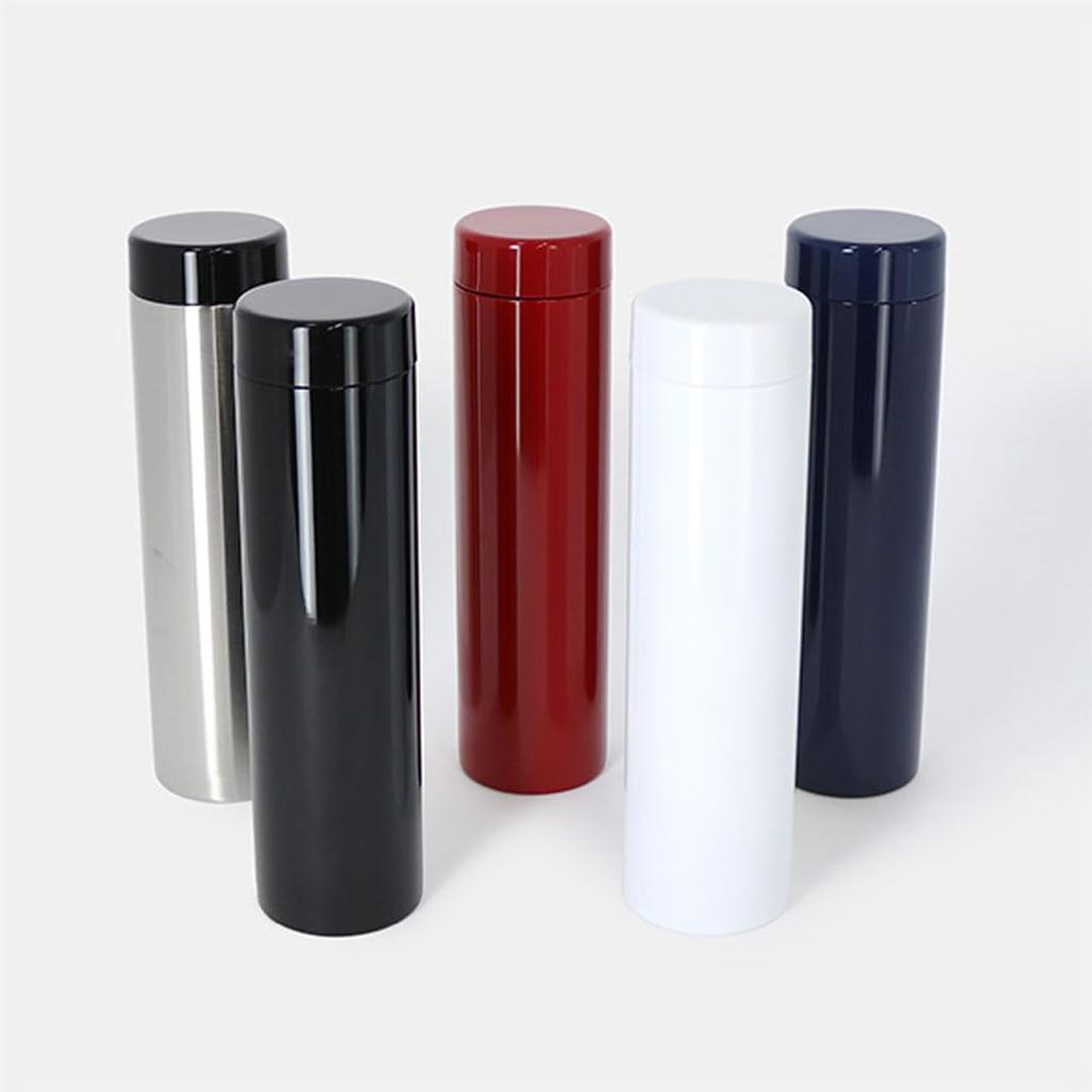 Термос из нержавеющей стали, 430 мл530 мл, Вакуумный термос с двойными стенками, Сохраняет температуру горячих или холодных напитков, Тонкий дизайн, Идеальный подарок