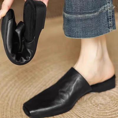 Модные повседневные, не утомляющие ноги, с узором «рука», ленивые баотоу, полушлепанцы, женские, летние, новые, для носки на улице