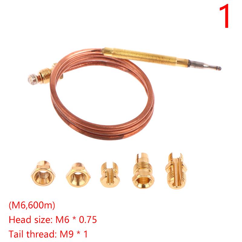 M6/M8 60/90/150Cm Thermocouple Replacement For Gas Furnaces Boilers Heaters