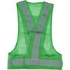 TRUSCO Mesh Safety Vest Green Silver TMV-GNS
