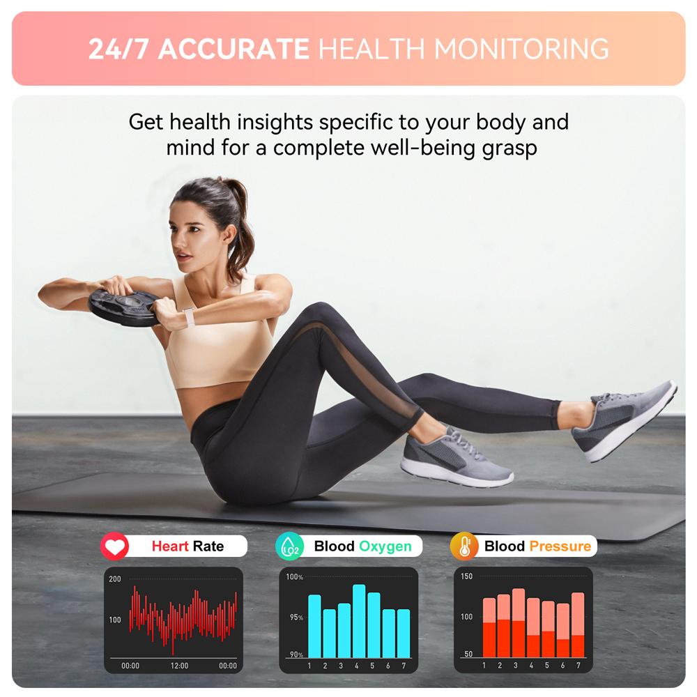 2025 Мужские и женские умные часы 1,85 дюйма со 100 спортивными режимами/напоминанием о сообщениях, водонепроницаемый фитнес-трекер IP67 для устройств Android iPhone