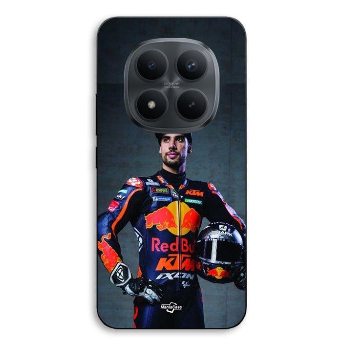 Coque téléphone - MANIACASE - Xiaomi Redmi Note 15 Pro 5G - Silicone TPU - Noir - Miguel Oliveira MotoGP KTM