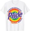 Pride Удаляет стойкие оранжевые пятна Месяц гордости ЛГБТК ретро футболка