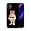 Милый медведь модный брендовый защитный чехол для iPhone 11 12 13 Pro XS Max XR X 6 6S 7 8 Plus 5S SE 2020 12Mini мягкий силиконовый чехол