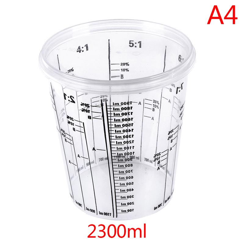 Пластиковый стаканчик для смешивания красок Pp Жесткий пластиковый стаканчик для краски Tune с крышкой