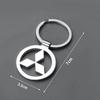 Durable Auto Keyring Zinc Alloy Pendant Car Accessories for Mitsubishi Pajero Montero Lancer EX ASX Outlander L200