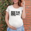 Футболка для будущей мамы, с принтом для Baby Shower, беременность, смешной подарок на День матери, женский топ
