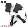 6V 1A AC To DC 100V-240V Wall Charger Power Supply 1000ma Adapter Converter Adaptor Transformer Charging 5.5*2.5mm