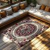 Бохо ковер для гостиной, нескользящий, моющийся, для помещений и улицы, в персидском стиле, декор для дома, напольный коврик, современный абстрактный дизайн
