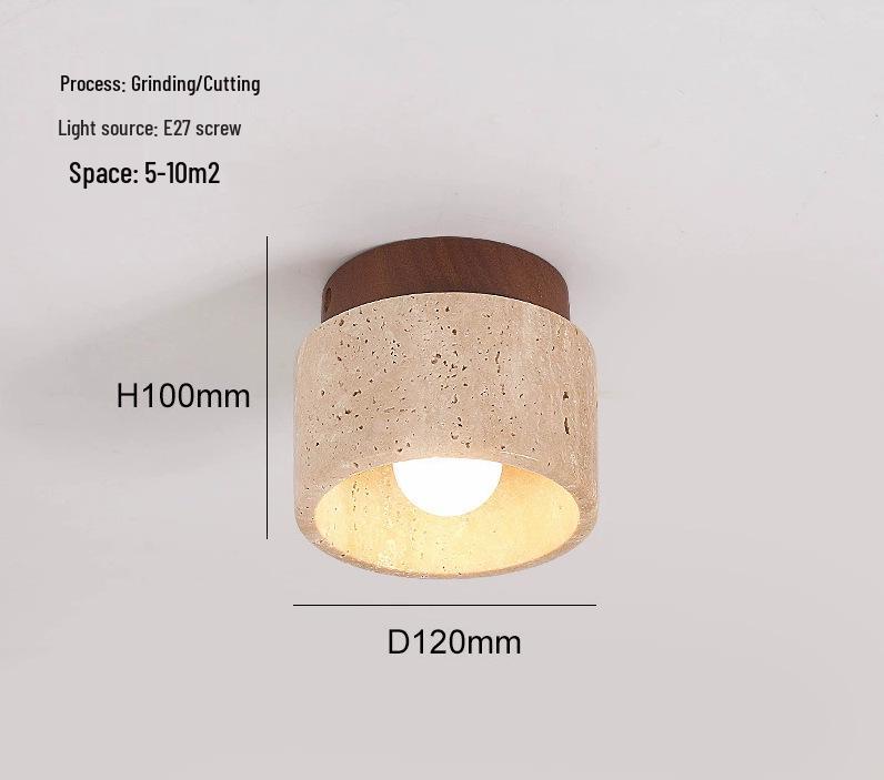 Настенный светильник Ваби-Саби в стиле середины века кремового цвета для спальни или гостиной