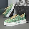 Весенне-летние дышащие парусиновые туфли Мужская мода Зеленые повседневные туфли Дизайнерские мужские вулканизированные кроссовки zapatillas informales