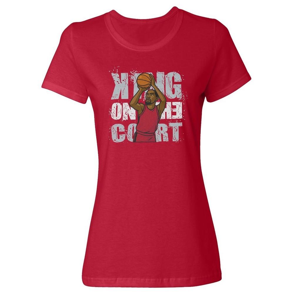 Durant King On The Court Tribute - Houston Fans Ladies' Crewneck T-Shirt Unisex T-Shirt