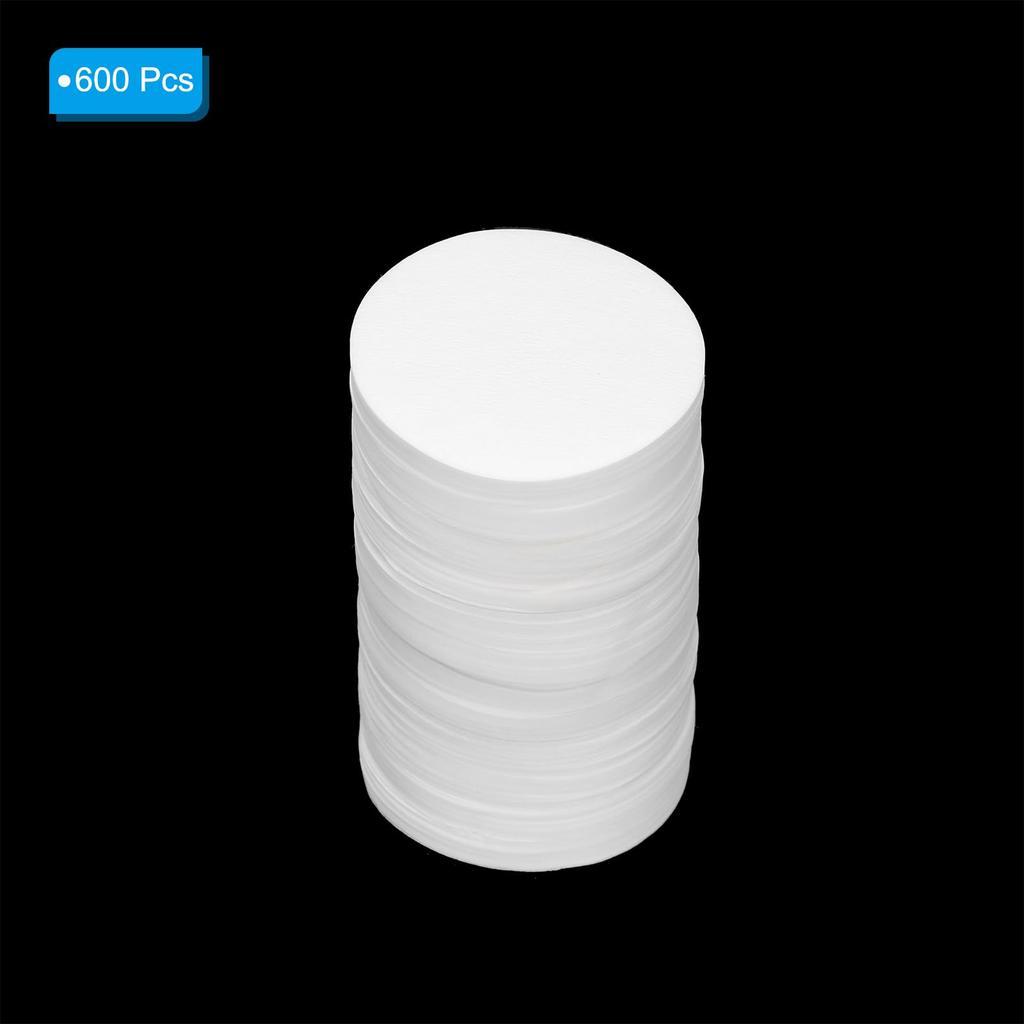 PATIKIL Одноразовые круглые белые бумажные фильтры для мока-кофеварки, 2 дюйма внешнего диаметра, для эспрессо-кофеварки, кафе, офисного использования, 600 фильтров