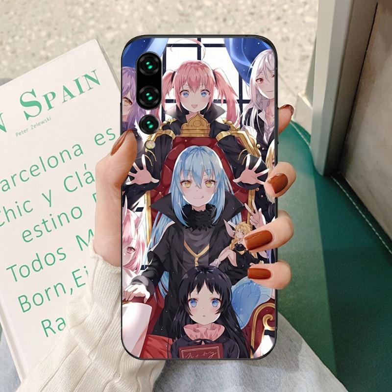 Чехол для телефона Rimuru Anime для Huawei P50 P40 P30 Pro Lite P Smart 2021 2019 Magic 3, мягкий черный чехол для телефона