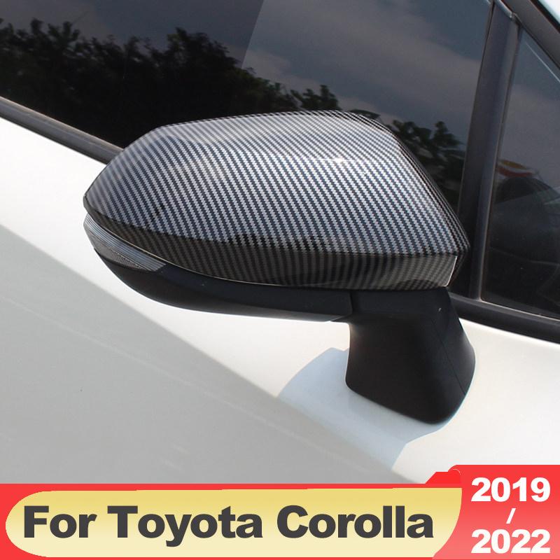 ABS углеродное волокно автомобильное боковое зеркало заднего вида чехол накладки в виде ракушки для Toyota Corolla E210 2022 12th аксессуары