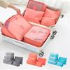 6pcs/Set Travel Storage Bags Suitcase Packing Set Storage Cases Portable Luggage Organizer Clothes Shoe Foldable Organizer