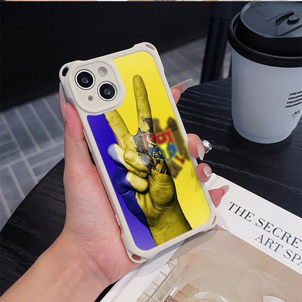 Мягкие чехлы для телефонов Ae94 с флагом Республики Молдова для iPhone 16 15 14 13 12 11 Pro Max 8 Plus XR XS с ремешком на запястье, защитным шнурком для углов, задней крышкой