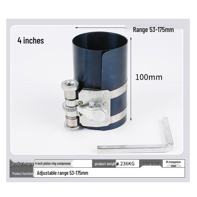Piston Ring Installation and Compression Tool