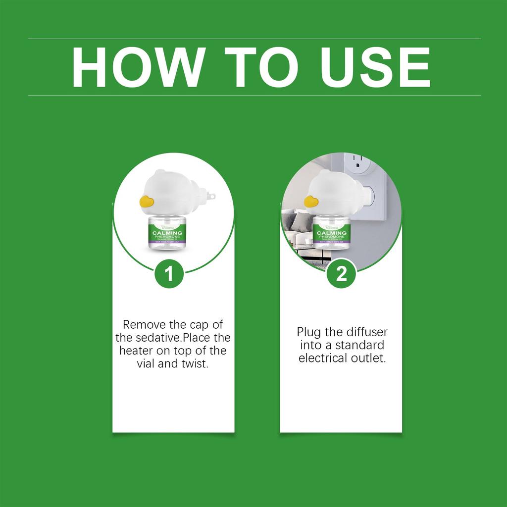 Успокаивающий диффузор с феромонами для кошек, набор для успокаивающего диффузора для кошек, эффективно снимает беспокойство, стресс, успокаивает без раздражения, нежные ингредиенты, 45 мл