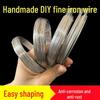 Бытовая проволока из железа для DIY, нержавеющая, для формирования садовых цветов и глиняной скульптуры, плетение кроличьих ушей и листьев.