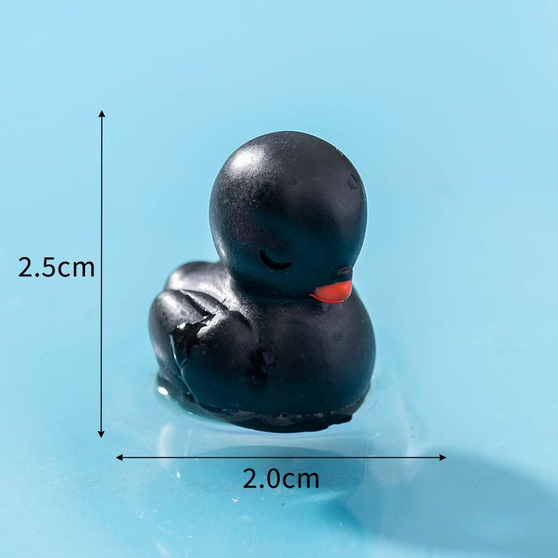 Мох Микро Ландшафтный Декор Милый Элегантный Черно-Белый Лебедь Животное Украшение Бонсай Настольное Украшение Автомобиля