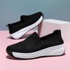 Fashion 2025 Breathable Loafers Women Spring Summer Slip On Knitted Sports Shoes Woman Anti Slip Soft Sole Walking Shoes Lady