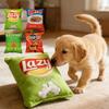 Clean Teeth Plush Potato Chip Toy Creative Chew Training Toy Soft Dogs Gnawing on Toys  for Pets