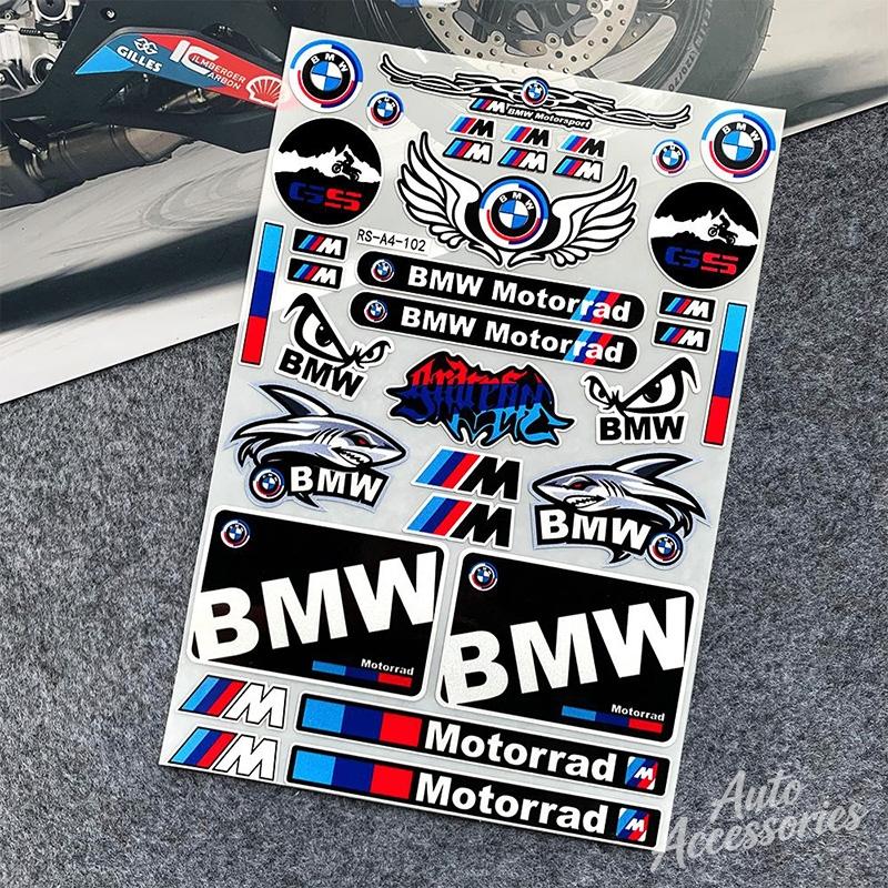 BBIK2 Светоотражающие наклейки из ПВХ для серии BMW Motorrad GS M Power Motorsport Водонепроницаемые наклейки для мотоциклетного шлема, ноутбука, аксессуаров