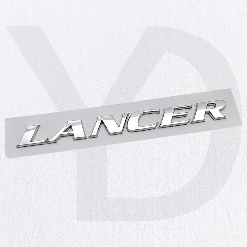 for Mitsubishi Lancer ABS Plastic Car Rear Trunk Emblem 3D Nameplate Badge Side Modified Deocration Styling Accessories