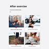 Muscle Gun Cordless Rechargeable Deep Tissue Body With 4 Massage Head Aftercare Massagers