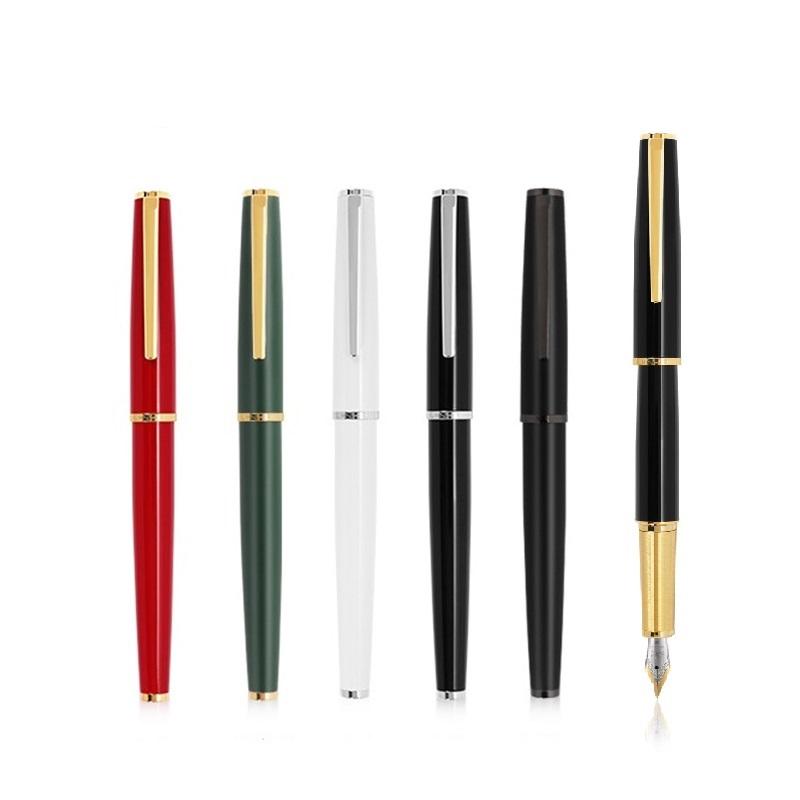 Jinhao 95 Series Fountain Pen Retro Design Metal Material Elegant Clip Fine Nib Writing