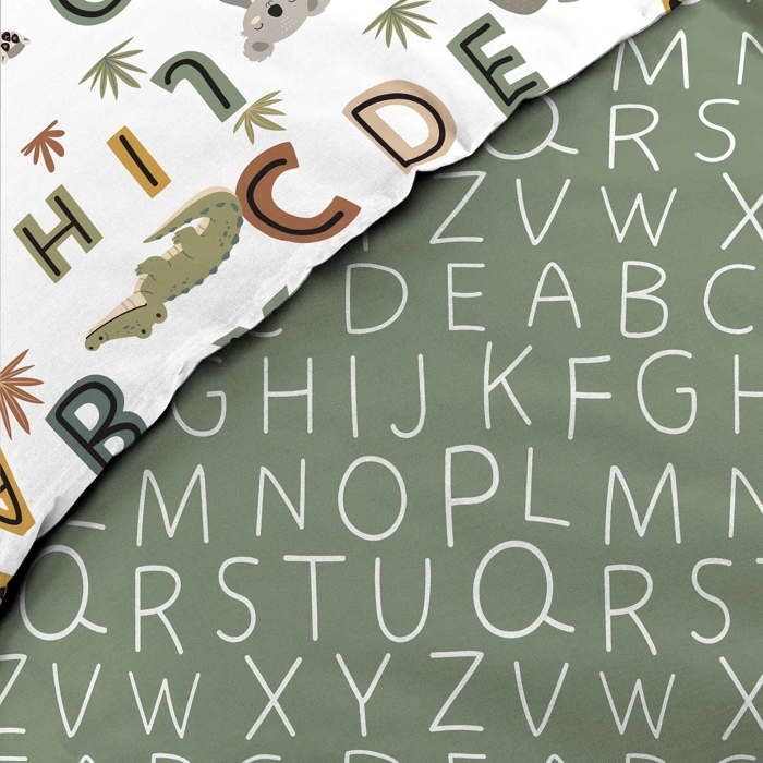 Housse de couette + 1 taie 140 x 200 cm Lion