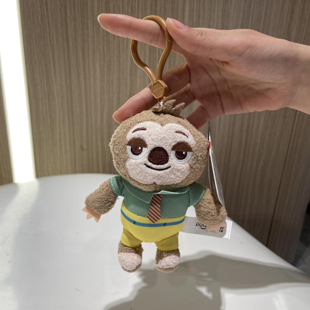 Disney Плюшевая игрушка Зверополис Джуди Ник Ленивец Овца Леопард Финник Подвеска Брелок-ленивец Декоративный брелок Подарок на день рождения