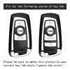 TANGSEN Smart Key Fob Personalized Case Protective Cover Compatible with BMW 1 3 4 5 6 7 Series GT3 GT5 M5 M6 X3 X4 3 4 Button Keyless Entry Remote