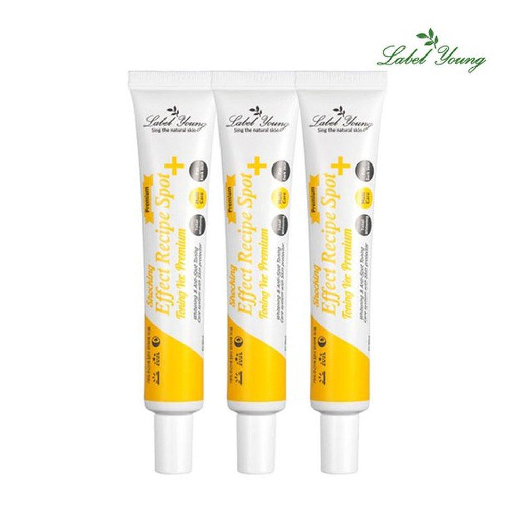 Shocking Effect Recipe Spot Toning Version 30ml 3pcs Premium Whitening To Help Relieve Dark Spots and Freckles