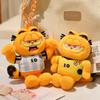 ОРИГИНАЛЬНЫЕ Кавайные Мягкие Плюшевые Игрушки Garfield Брелок Милые Кошки Аниме Мягкие Игрушки Плюшевая Кукла Подвески Подарки на День Рождения Для Детей