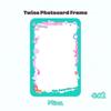 Twice Прозрачная рамка для фотокарт для украшения ONCE Прозрачная рамка для карт KPOP