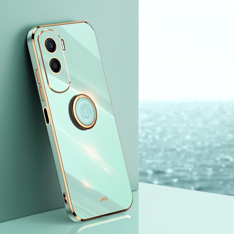 Чехол для Honor 90 Lite Чехол для телефона Honor 90 Lite Задняя крышка Honor 90 Роскошный квадратный чехол-подставка с кольцом-держателем Honor 90 Pro