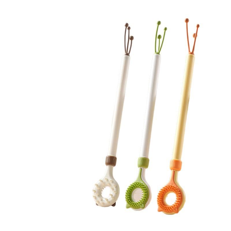 Pet Back Scratcher Adjustable Double Sided Massager Teasing Stick Cat Toy Itching 2-in-1 Cat Toys Interactive